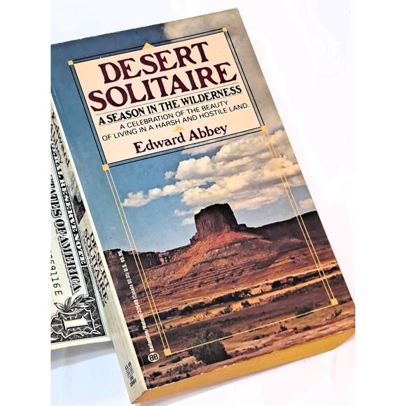 DESERT SOLITAIRE: A Season in the Wilderness by Edward Abbey (1968 MMPB) - Picture 1 of 6